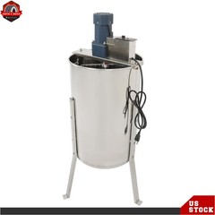 3 Frames Electric Honey Extractor Stainless Steel Power Extractor 1300RPM 140W