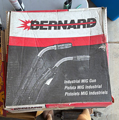 Bernard MIG Welding Gun BTB Assembly Fixed Neck Tube 0° Rotation MPN 1580012