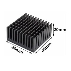 Easycargo 8pcs 40mm Heatsink Kit 40x40x20mm + 3M8810 Thermal Con