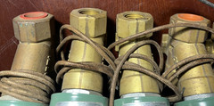 Lot of 2 each Asco 8222847 120V Steam Service Solenoid Valve (Box 26-047)