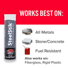 8267 Steelstik Steel Reinforced Epoxy Putty Stick – 2 Oz.