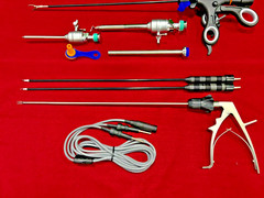 10pc-Laparoscopic Surgery Full Set With Clip Applicator 5mmx330mm SS Reusable