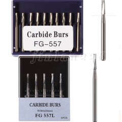 Dental 557 FGOS Surgical Carbide Burs FG-557XL Length 25mm /FG557 19mm