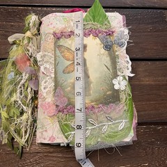 Fairy Junk Journal Silver Pink Boho Woodland Grungy Softcover 3 Signatures