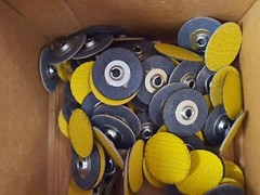 1-1/2″ LARGE LOT – Change Disc Type S Various Grits – Free Shipping in the USA