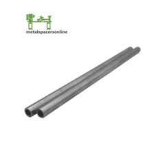 Mild Steel Spacer-Tubing- 3/8″ OD x 1/4″ ID x 8″ Long–Fits M6 or 1/4″ Bolts