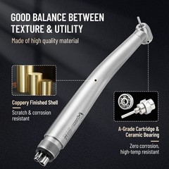 10PCS Dental High Speed Handpiece 4 Holes Air Turbine for NSK PANA MAX Style