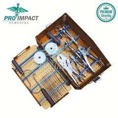 K-Wire Instrument Aluminium Box 81 PCs Set Orthopedic Stainless Steel