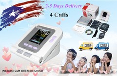 US LCD Digital Blood Pressure Monitor,Software,(Adult,Child,Infant,Neonate) Cuff
