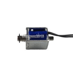 1pcs DC8-12V Miniature Push Pull Type Electromagnet Solenoid Magnet Plug