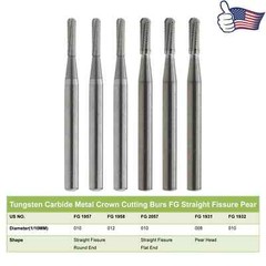 Prima Wave Dental Carbide Burs High Speed FG 19mm / Surgical FGOS FG SL 557 25mm