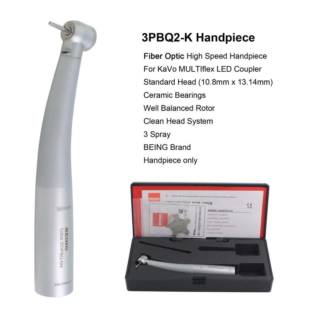 BEING Dental Fiber Optic Turbine High Speed Handpiece For KaVo MULTIflex Coupler