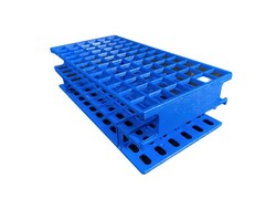 NALGENE Test Tube Rack For 13mm Tubes 6×12 Array Unwire Resmer Blue 5970-0313