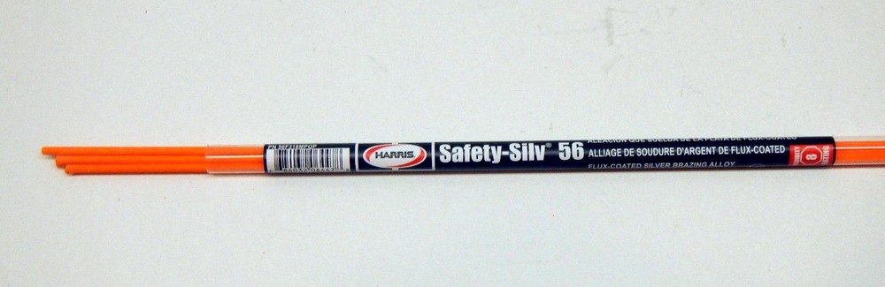 56F318MPOP Harris Safety-Silv 56% Silver Solder Brazing Alloy 3 Stix Flux Coate