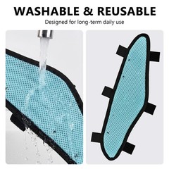Hard Hat Top Pads and Sweatbands for Safety Helmet, Washable Cooling Liner