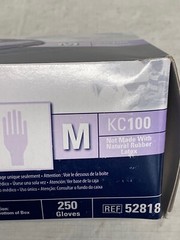 (250/Pk) KIMBERLY-CLARK Disposable Nitrile Exam Gloves – Medium Lavender KC100