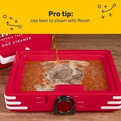Compact Hot Dog Steamer and Multi-Appetizer Warmer – Ideal for Gatherings!