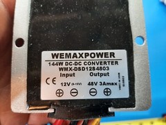 12V to 48V 144W DC-DC Step-Up Boost Converter Voltage Regulator IP67 Waterproof