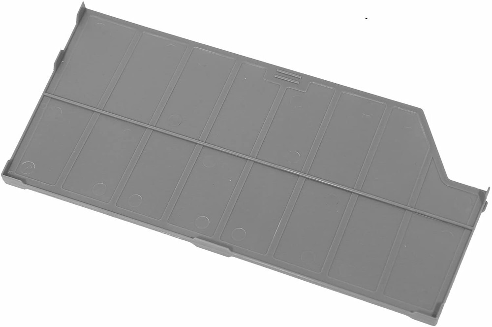 6-PACK GRAY DIVIDERS FOR COMMERCIAL BIN RACK SYSTEM (SHE16509 and SHE16510)