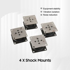 4pcs Shock Mount For Stanley Hydraulic HS6000 HS6019 HS6100 HSX6 Bobcat PCF64