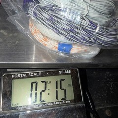 900ft 2 lbs 24AWG PTFE M22759/11-24 Silver-Plated Copper 19/36 Stranded WIRE