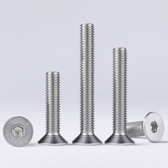 M3 M4 Countersunk Bolts Allen Socket Screws A2 304 Stainless Steel DIN 7991