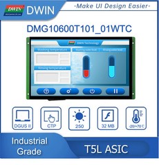 10.1-inch, 1024*600 Pixels Resolution, 16.7M Colors, IPS-TFT-LCD Display With Co