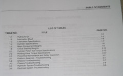 JLG 25RTS 33RTS 40RTS SCISSOR LIFT SERVICE SHOP REPAIR WORKSHOP MANUAL 3120826