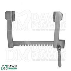 Finochietto Rib Spreader Small Retractor Curved 1-3/4″x1-3/4″ Blade 6″ Spread