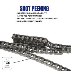 #60 Roller Chain 50 Feet with 5 Connecting Links