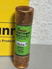 (10) Cooper Bussmann FRN-R-40 Fusetron RK5 Dual Element Time Delay Fuse