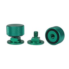 1 Pair Welding Hood (Pipeliner) Fasteners Aluminum (Green Textured Surface)