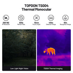 2025 Topdon TS004 Thermal Monocular Camera 1x/2x/4x/8x Manual focus