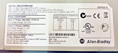 New Allen-Bradley 0.5 HP VFD Drive 480 VAC Input 3 Phase 25A-D1P4N104