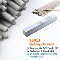 WeldingCity® 5-Lb E6013 1/8″ Stick Welding Electrode Mild Steel Rod | US Seller