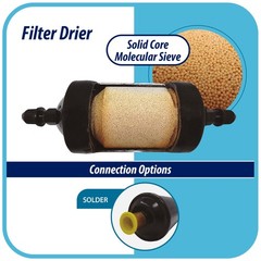 Appli Parts APFD-033S 3/8 in Liquid Line Refrigerant AC Filter Drier hvac Refrig