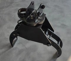 AGT 12EX-XZZMQ Hydraulic Rotating Log Grapple for Mini Excavator Heavy DutySteel