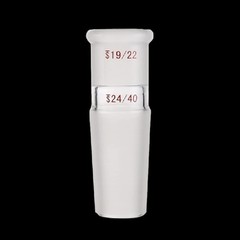 Glass Reducing Connecting Adapter from 9/22 Outer to 24/40 Inner Glass Joint …