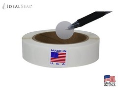 1″ Translucent Easy Peal Wafer Seals Round Circle 500 Labels Dispenser Box