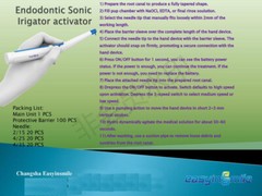 Easyinsmile Endo Sonic Activator Dental Irrigator with Bendable Endo Files