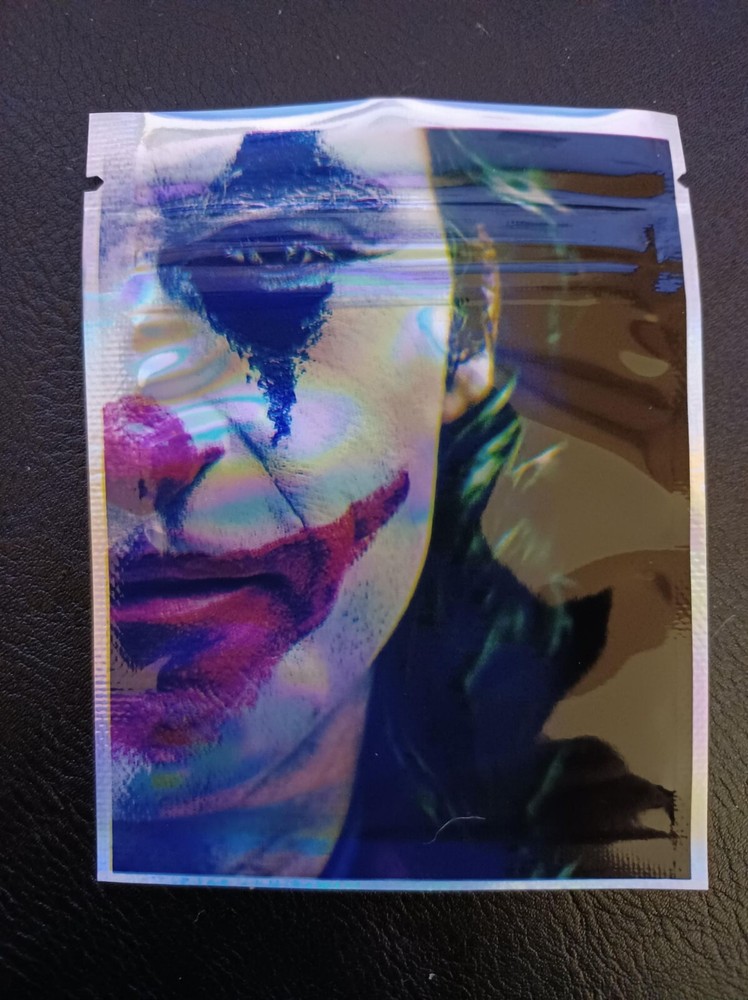 100pc Joker zip lock composite baggies 7x9cm 3.5g 5 Different Design 20 Of Each
