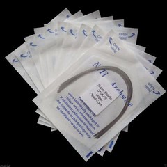 10 Pcs Dental Orthodontic NITI Super Elastic Rectangular Arch Wire Ovoid/Natural