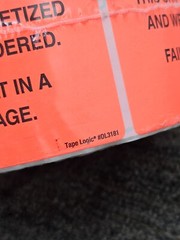 Tape Logic Aviditi Tape Logic 4 x 6″ “Must Remain Palletized” DL3181 Red 500Roll