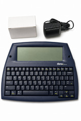 Dana by AlphaSmart Digital Typewriter Word Processor Tested. Power Cord & Stylus