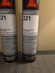 Sika Flex 221 Multi-purpose Polyurethane Sealant/ Adhesive, 2 Pack, Color Gray