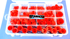 Hydraulic JIC Plastic Cap and Plug Kit Set 164 Pieces 7-Sizes Hydraulic Fittings