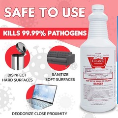Lucasol One Step Disinfectant All Purpose Cleaner, 1 Quart (32oz)