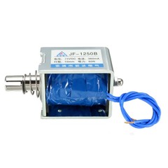 DC 24V 360mA 60N 10mm Pull Push Type Frame Linear Motion Solenoid Electromagnet
