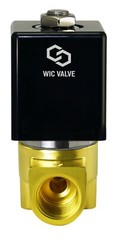 3/8″ Inch Brass Direct Acting Electric Solenoid Valve 220V AC Normally Closed