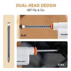 Electric Screwdriver 3.6V, 2000mAh USB-C Rechargeable, 14 PCS Kit – Compact +2.0